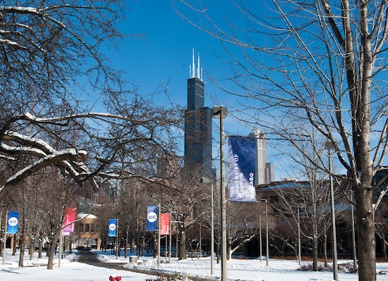 Winter UIC Campus